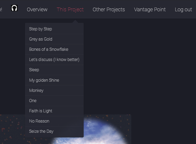 Projektnavigation